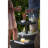 Round Wood Wicker Outdoor Bistro Table , 19.5'' in. W 19.5'' in. D-97789424