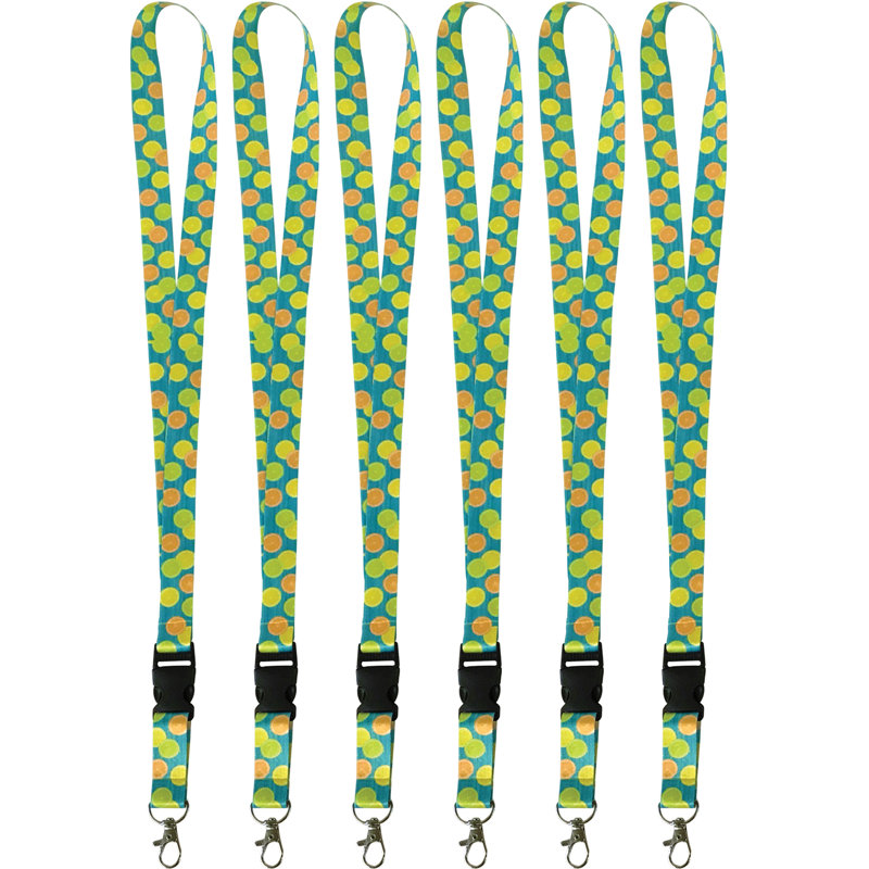 Teacher Created Resources Lemon Zest Lanyard, Pack Of 6