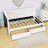 2 Drawers Upholstered Twin Platform Bed with LED Lighting and USB Ports-1430872927