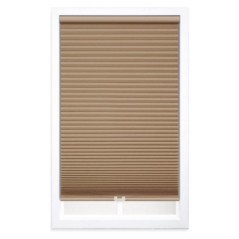 Store alvéolaire occultant sans fil 1,5 po EcoHome, Latte, 53.5"W x 48"L