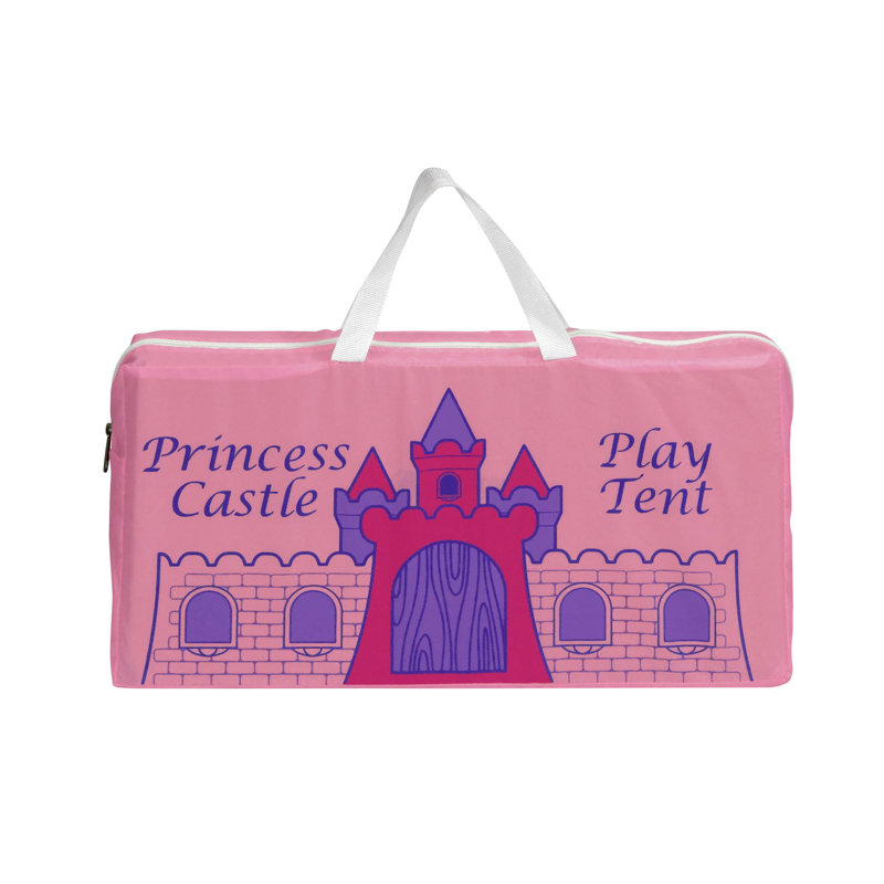 Tente de jeu pop-up princess castle avec sac de transport