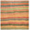 Square One-of-a-Kind 5'7" X 5'7" 1960s Square Wool Area Rug in