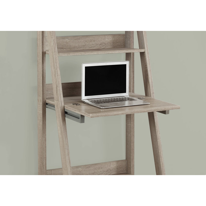 Bureau d'ordinateur, Beige-brun