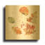 «Falling Leaves I» par Katrina Pete, art mural en métal doré, 24 po x 24 po-1654103468
