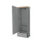 Ashmont 1 Door Manufactured Wood Wardrobe