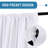 100% Blackout Curtains for Bedroom Short Curtains Half Window Curtains for Kitchen, Privacy Energy Saving Curtain Tiers for Bathroom Shades,Set of 2-343503152-343503154