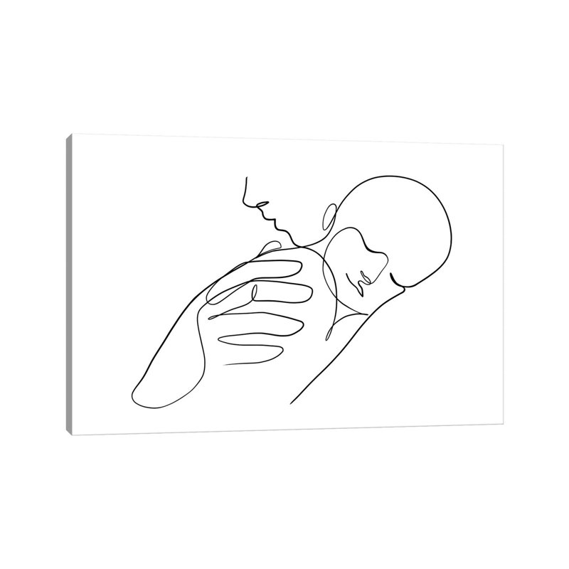 Newborn by Dane Khy - Print on Canvas, Wrapped Canvas, 45.72cm H x 66.04cm W x 1.91cm D
