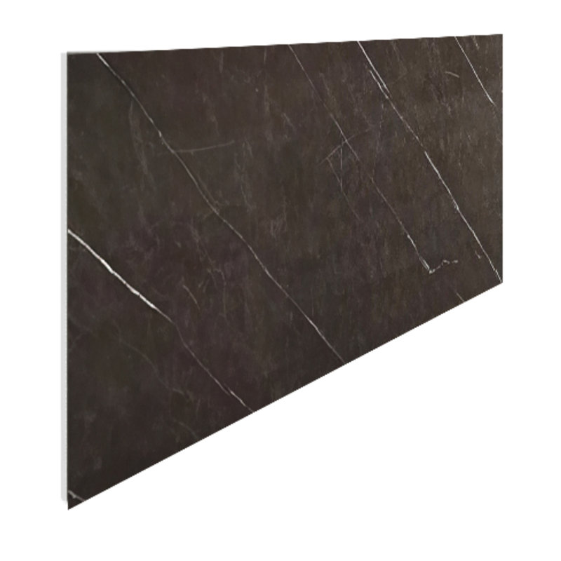 Panneau mural en faux marbre 23,6 po x 47,2 po Falkirk Irvine (paquet de 2), Gris