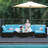 Siardus 110.2'' Wide Reversible Steel Patio Sectional with Cushions-1632185213-1632185210