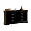 Commode de chambre à coucher Commode rectangulaire 6 tiroirs Commode double-24075117