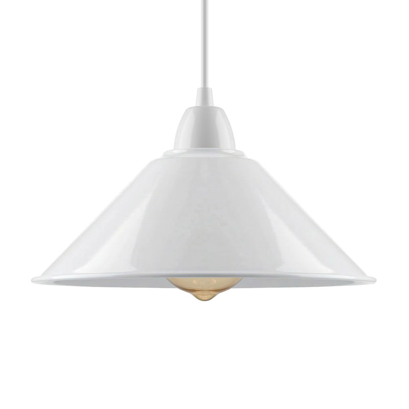 10 cm H Cone Lamp Shade, White