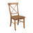 Bellmead Solid Wood Cross Back Side Chair-274613946