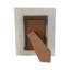 Cadre photo décoratif décoratif à quartz rectangulaire pour la maison - Cadre photo moderne pour le salon et le vestibule - Blanc-919000609-919000612