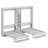 Dual Murphy Beds With Cabinets And Shelves-413149471