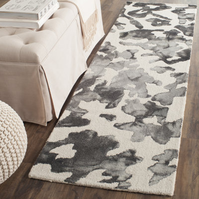 Falmer Hand Tufted Wool Camouflage Rug