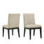 Contemporary Solid Wood Dining Chairs With Plush Upholstery And Long-Lasting Stability