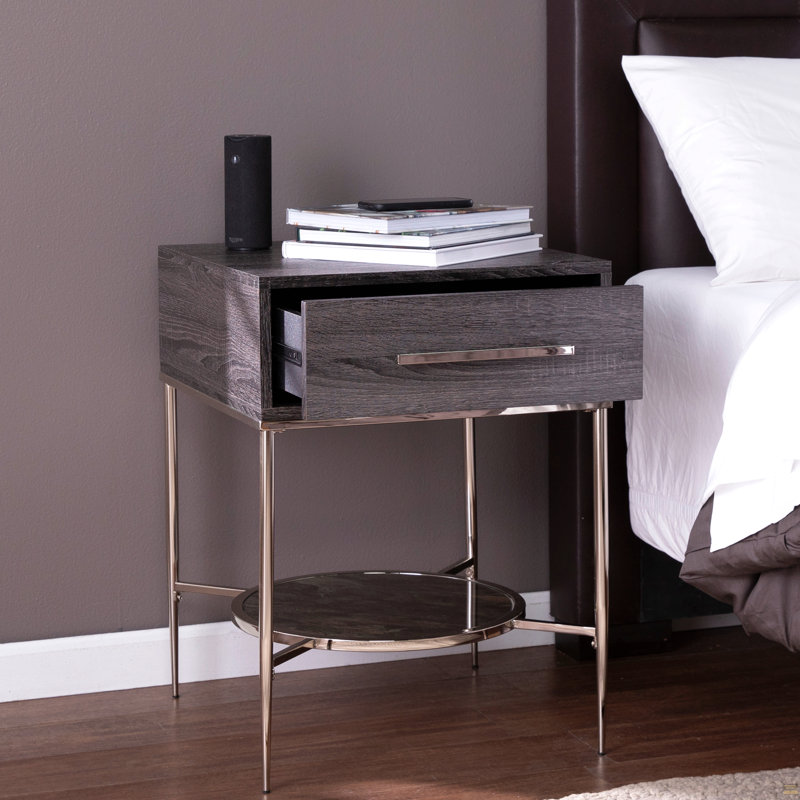 Table de chevet avec rangement