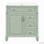 Meuble-lavabo de salle de bain de 76 cm avec lavabo en céramique-1150937846