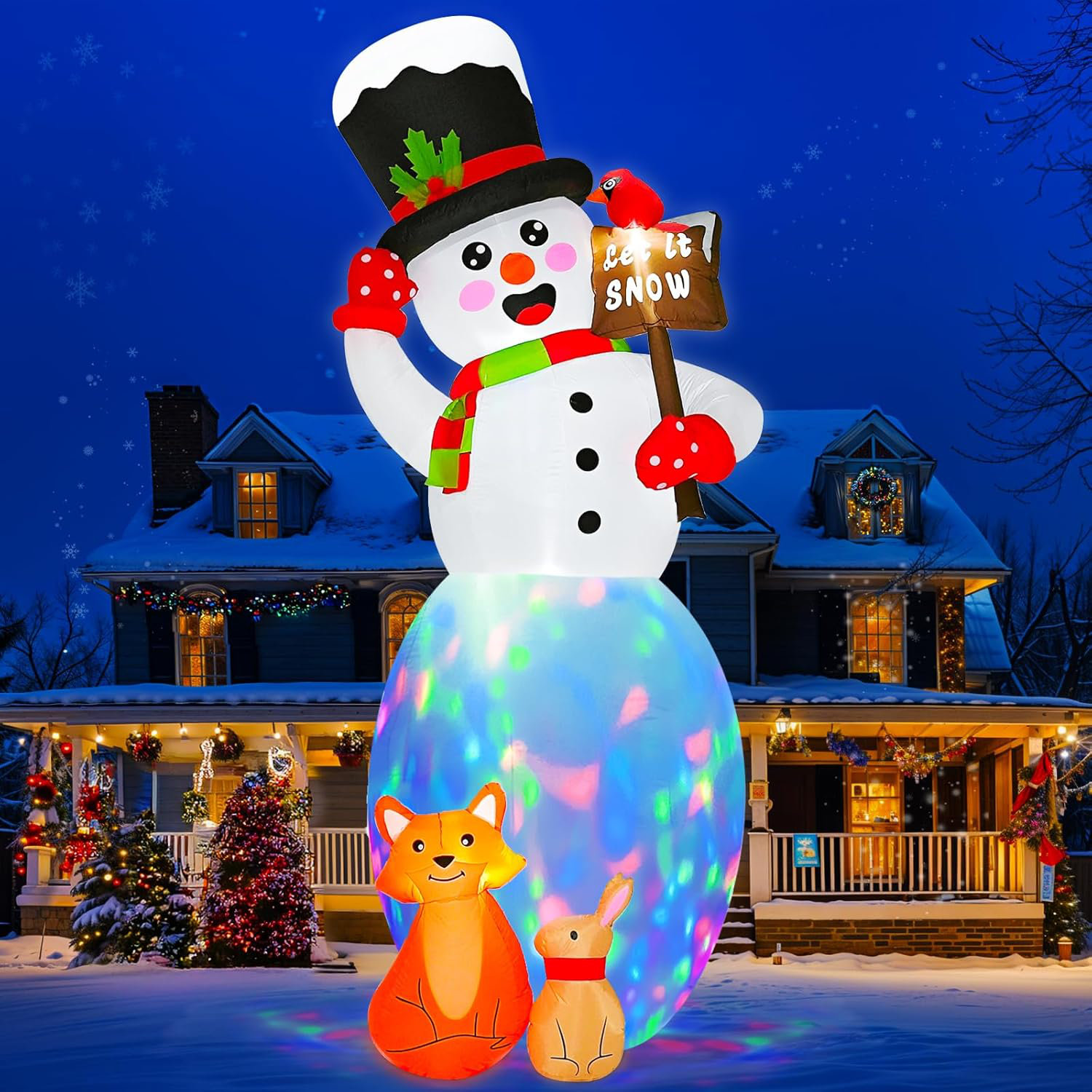The Holiday Aisle® 12FT Christmas Inflatables Outdoor Decoration, Giant ...