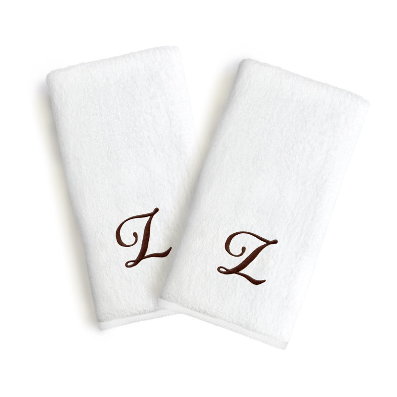 Soft Twist Hand Towel, Letter: Z