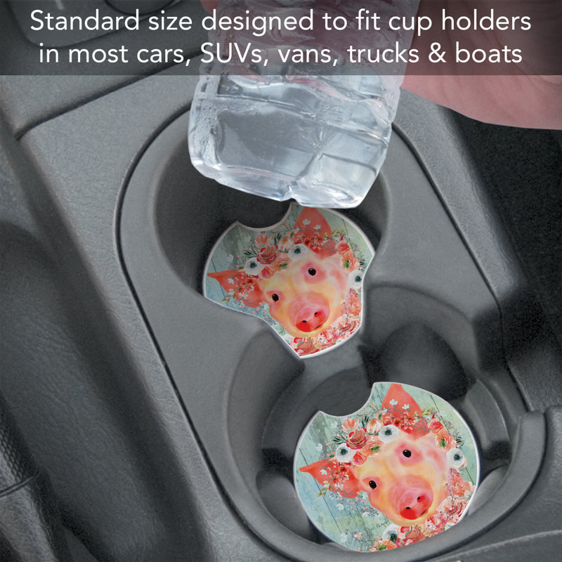Sous-verre couronné pour voiture