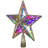 LED Lighted Glittered Star Christmas Tree Topper - 11" - Multicolor Lights-105340049
