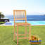 Elijah Outdoor Teak Bar Stool