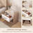 Modern Nightstand Bedside Table With Drawer Open Storage Shelf For Small Spaces-1351989202