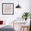 Imprimé sous-verre rose à rubans coquette, design par Emily Navas-240744408-240744409