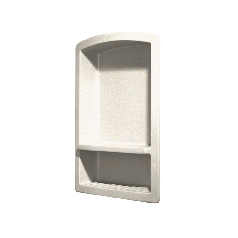 Tablette de douche à surface solide Chandler, Gypsophile