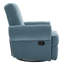 Fauteuil inclinable manuel inclinable pivotant avec dossier réglable pour le salon, la chambre à coucher ou la chambre de bébé-1173368137