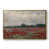 Toile avec cadre flottant or