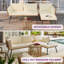 Ensemble de conversation en rotin avec table basse Bay Isle Home ™