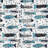 Serafina Handstitched Fish Print Coverlet-108999974