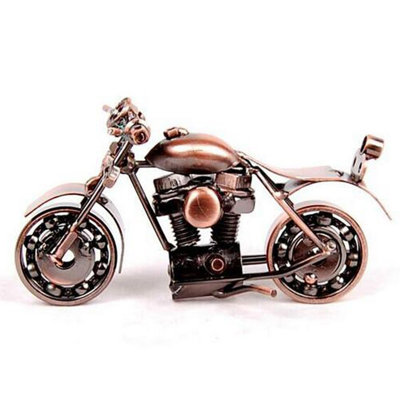Metal Motorcycle Sculpture