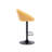 Swivel Upholstered Adjustable Height Counter Stool with Metal Frame-1435268187