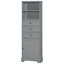 Grande armoire de rangement avec 3 tiroirs et tablettes réglables-113450473