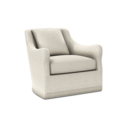 Arcadia Sculpted Arm Swivel Chair