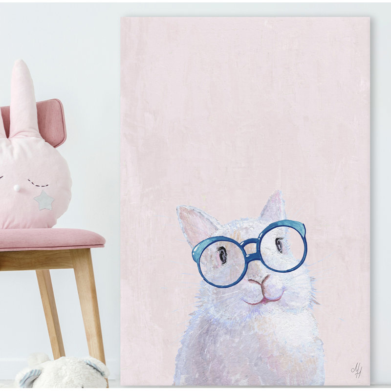 «New Glasses II» de Kingsford, reproduction sur toile tendue, H 45 po x l 30 po