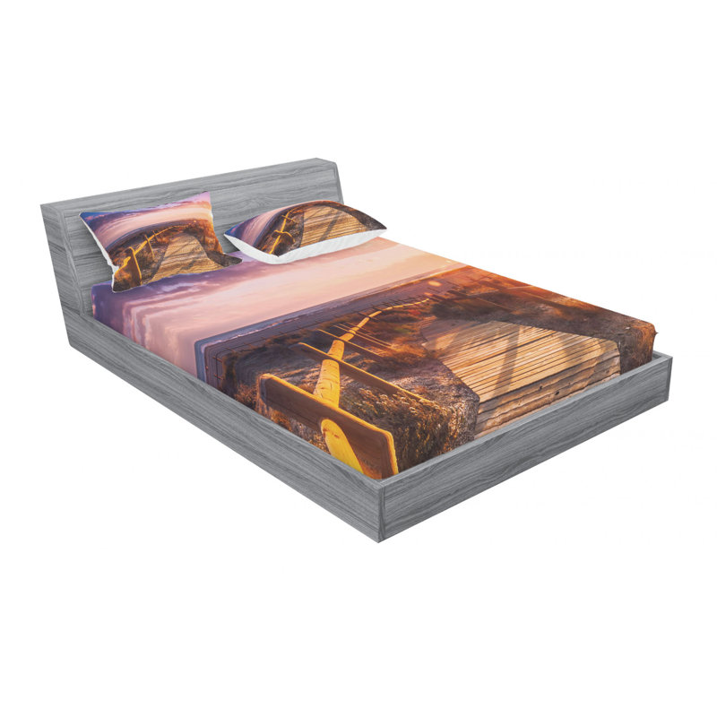 Microfiber Sheet Set, Full Sheet Set with 2 Pillowcases