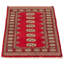 Tapis rouge foncé Malci Peshawar Bokhara 2 pi 6 po x 4 pi 2 po