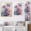 «Mauve Buttercups Mystical Moments» sur toile-185049354-185049357
