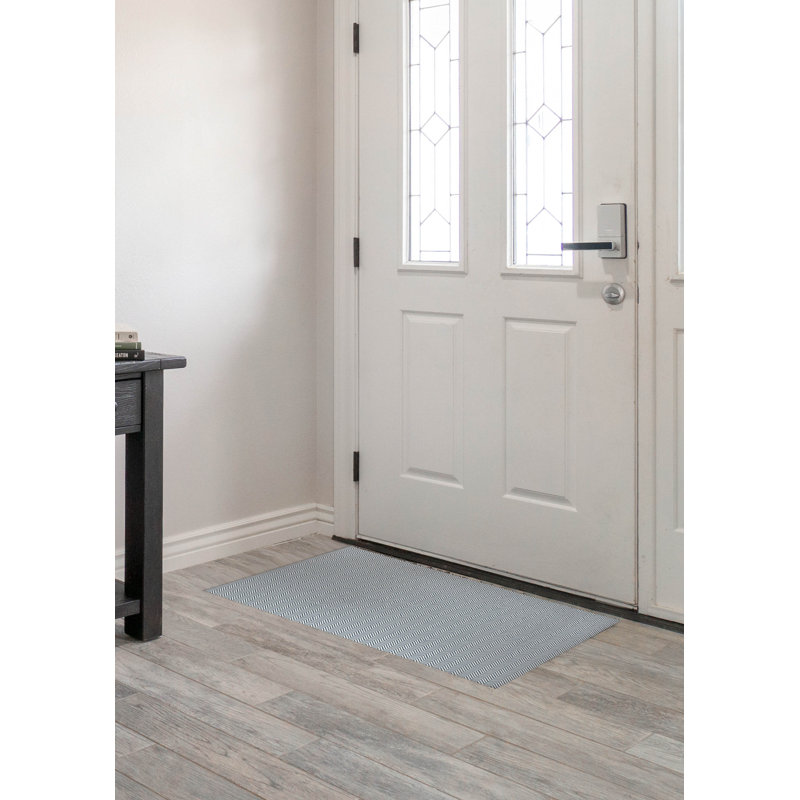 Chevy Champ Blue Indoor Doormat, Blue, 24" W x 36" L