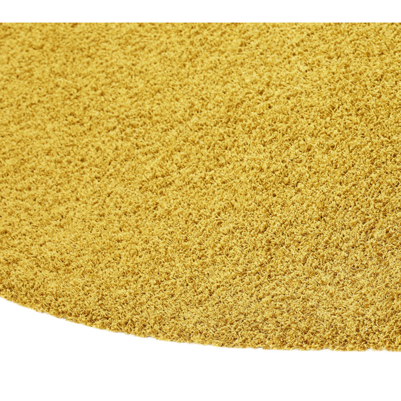 Avett Solid Colour Area Rug, Round 200cm