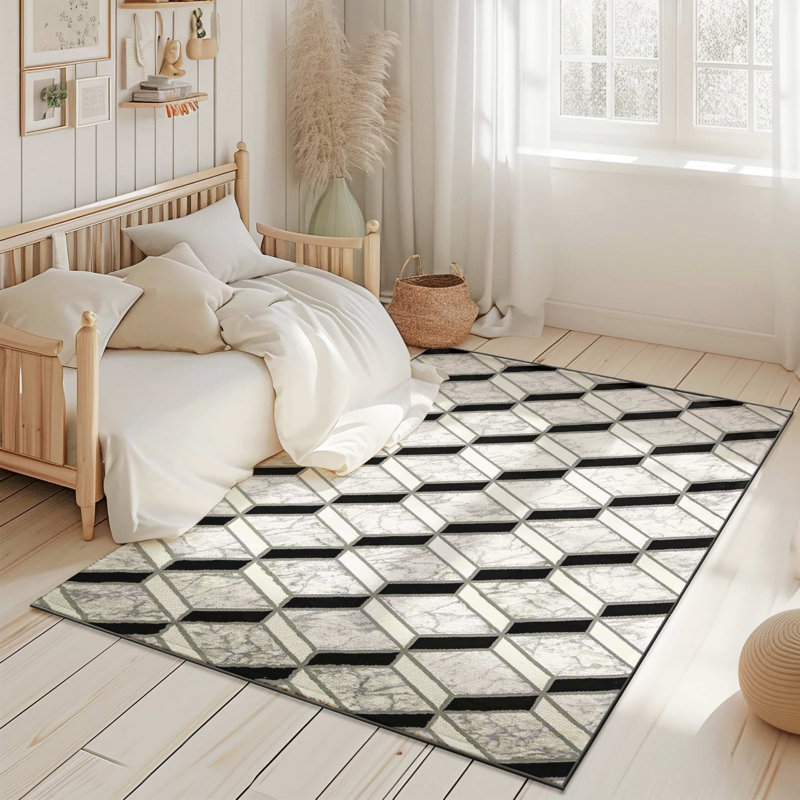 Tapis moderne abstrait abstrait Tabernash