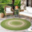 Tapis vert tressé à la main Enika-1750283759