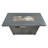Steel Propane Outdoor Fire Pit Table With Lid