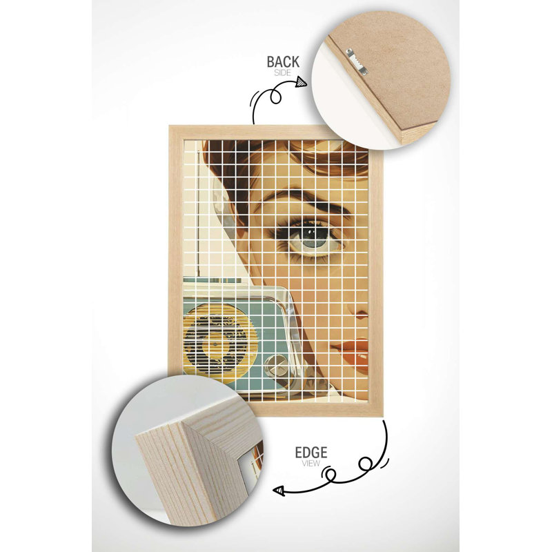 Superbe peinture décorative en panneau de fibres à densité moyenne, 12,9 po x 18,9 po | Cadre 100% bois massif (épaisseur: 0,8 pouce) | L'impression numérique vibrante, parfaite pour la décoration intérieure et les murs de galerie, ajoute élégance et style à n'importe quelle pièce