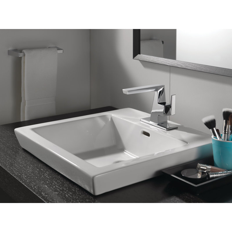 Single Handle Bathroom Faucet, Lumicoat Chrome