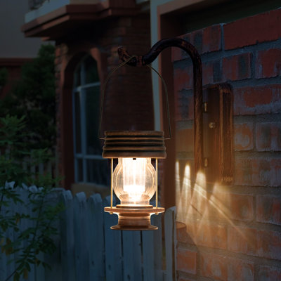 8.15'' Solar Powered Integrated LED Outdoor Lantern